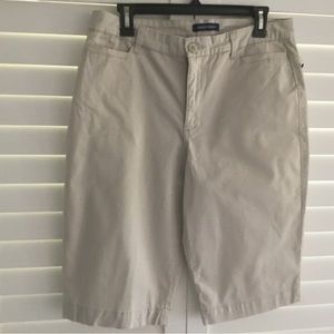 Bandolino Khaki Bermuda Shorts- size 10